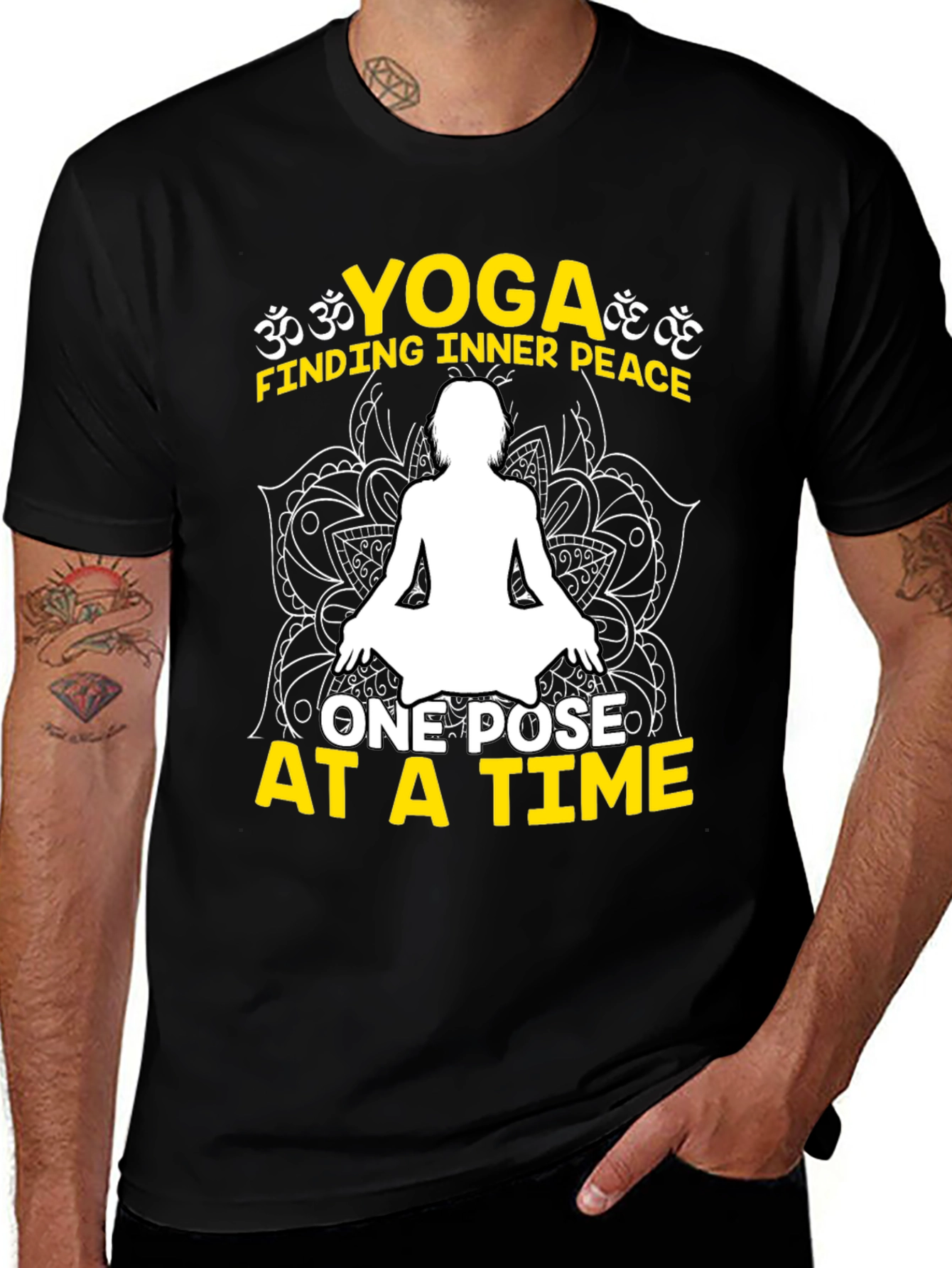 Yoga Inner Peace Graphic T-Shirt