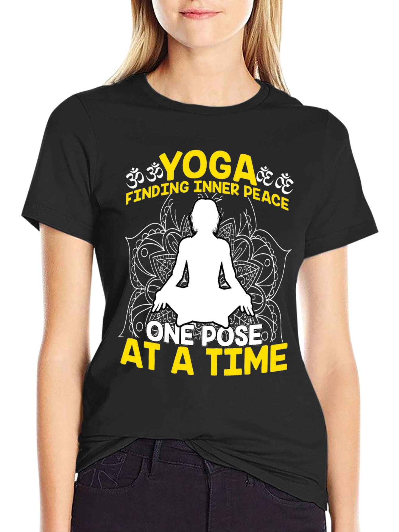 Yoga Inner Peace Graphic T-Shirt