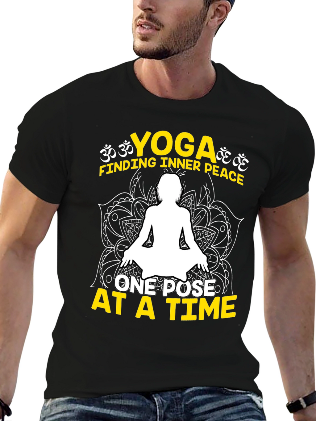 Yoga Inner Peace Graphic T-Shirt