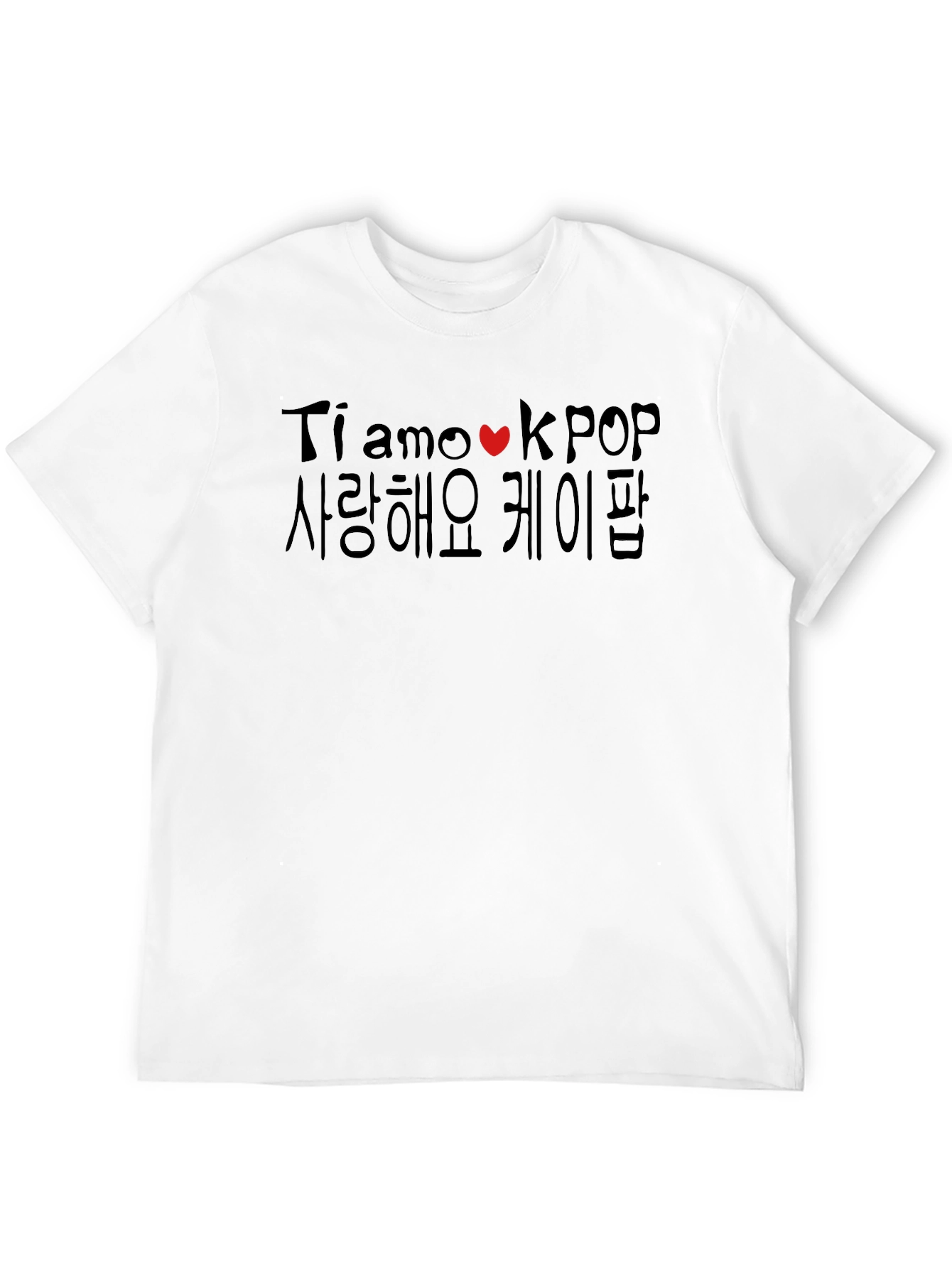 Ti Amo Kpop Graphic T-Shirt