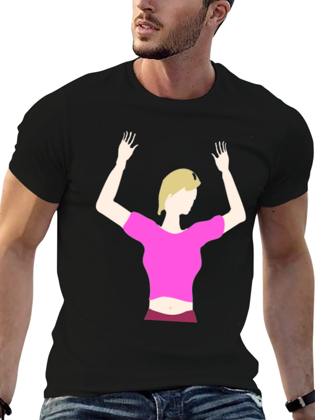 Graphic Tee - Blonde Dancer Silhouette