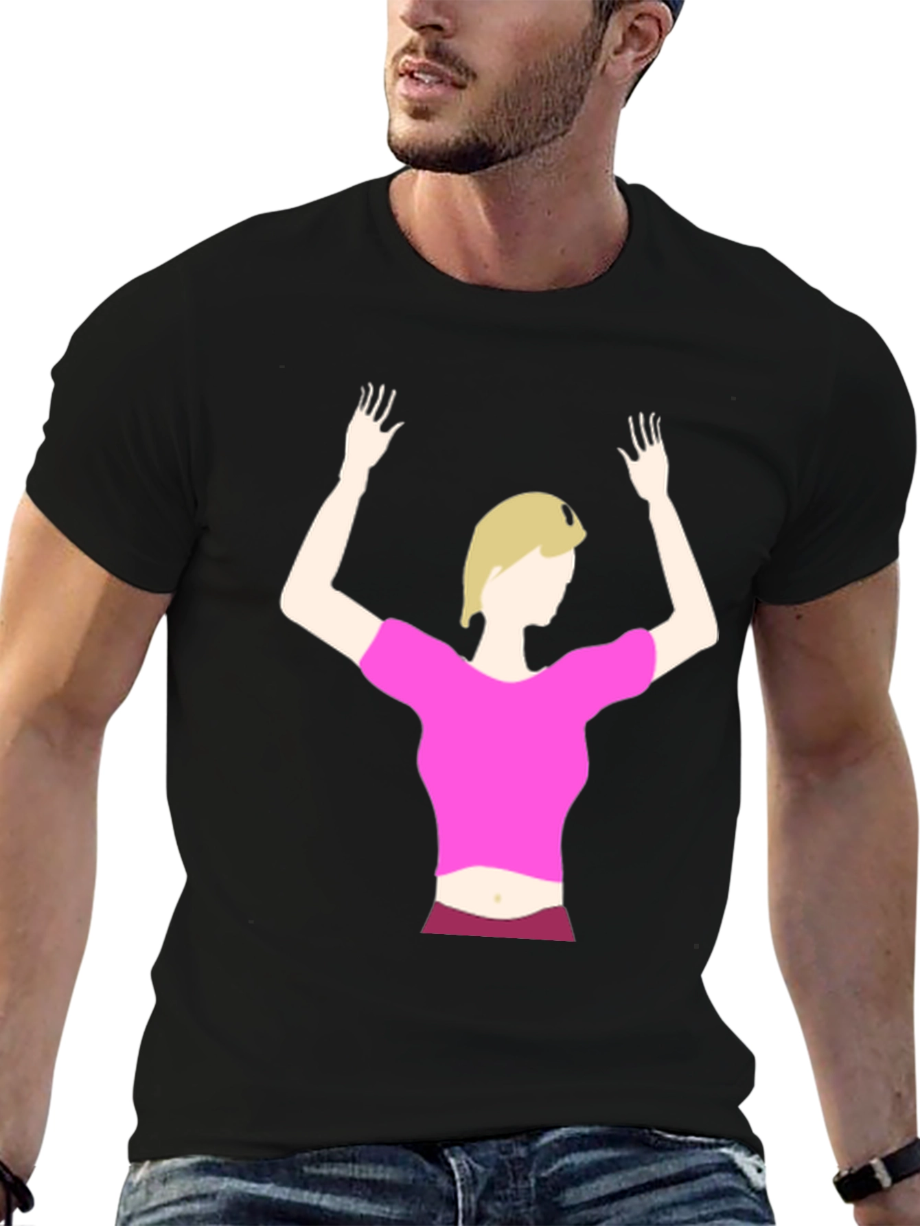 Graphic Tee - Blonde Dancer Silhouette