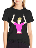 Graphic Tee - Blonde Dancer Silhouette