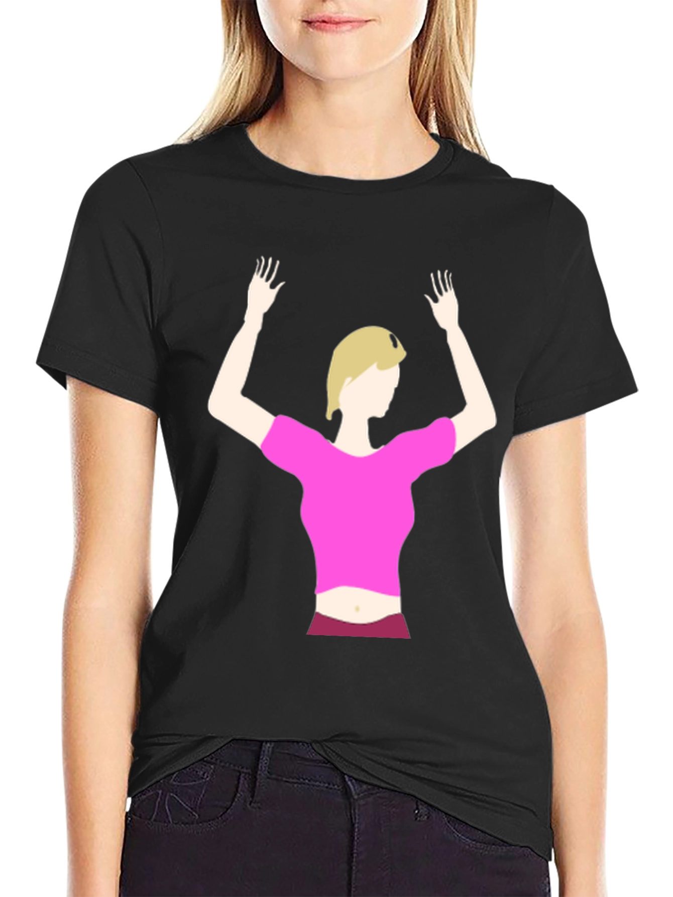 Graphic Tee - Blonde Dancer Silhouette