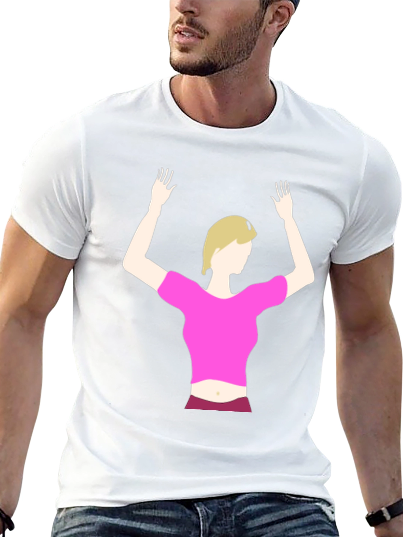 Graphic Tee - Blonde Dancer Silhouette