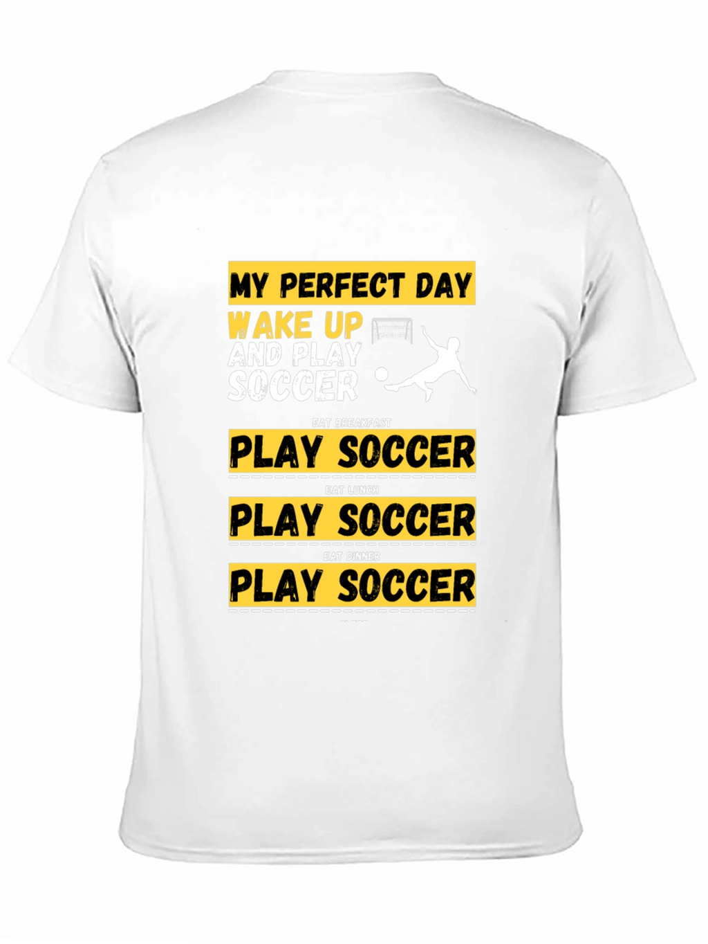 Perfect Day Soccer T-Shirt | Black Graphic Tee