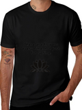 Floral Philosophy Black T-Shirt