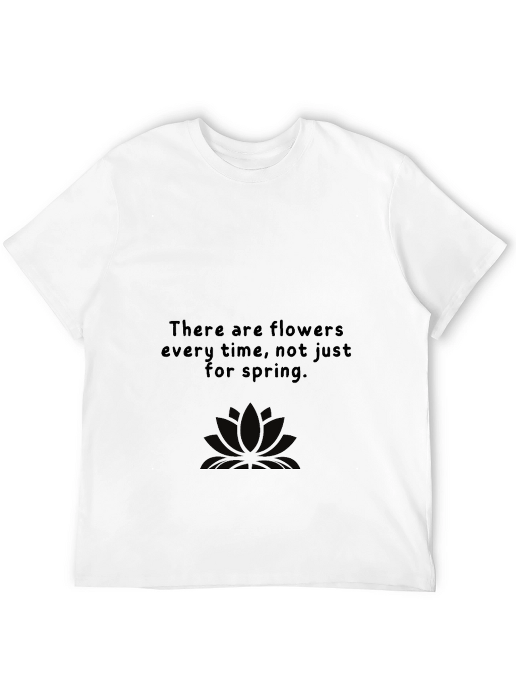 Floral Philosophy Black T-Shirt