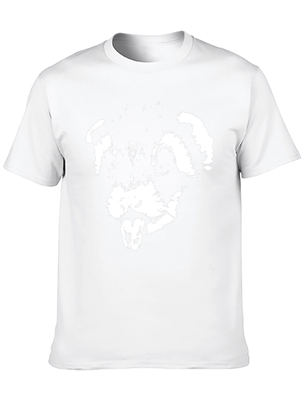 Black T-Shirt with White Ferret Graphic