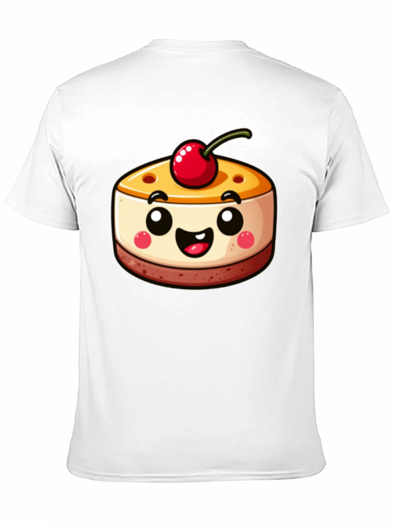 Cute Dessert Graphic Tee - Black Shirt