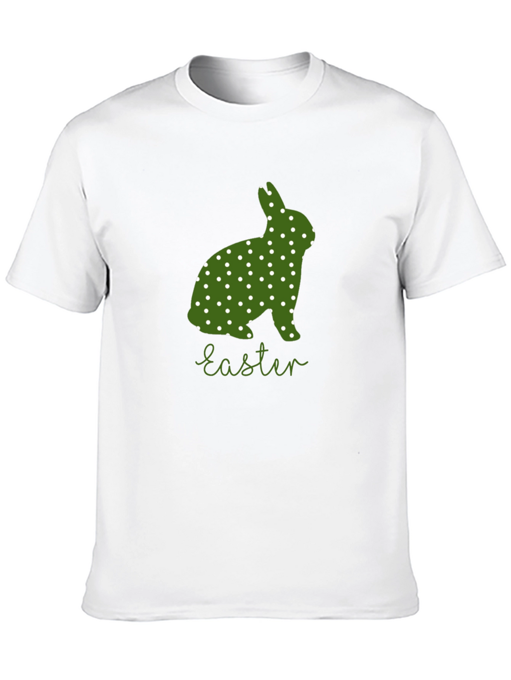 Easter Bunny Polka Dot T-Shirt - Cute Holiday Tee