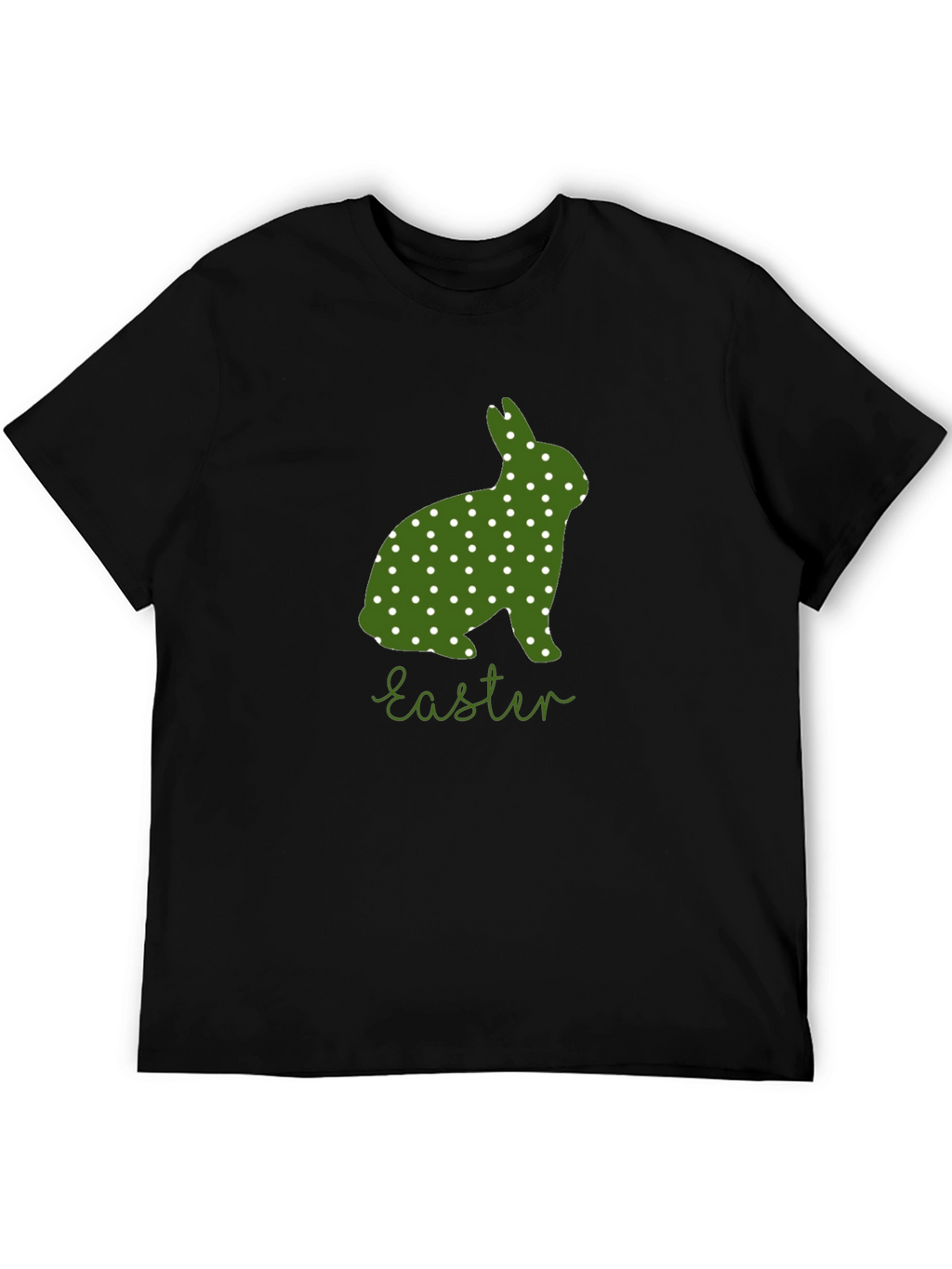 Easter Bunny Polka Dot T-Shirt - Cute Holiday Tee