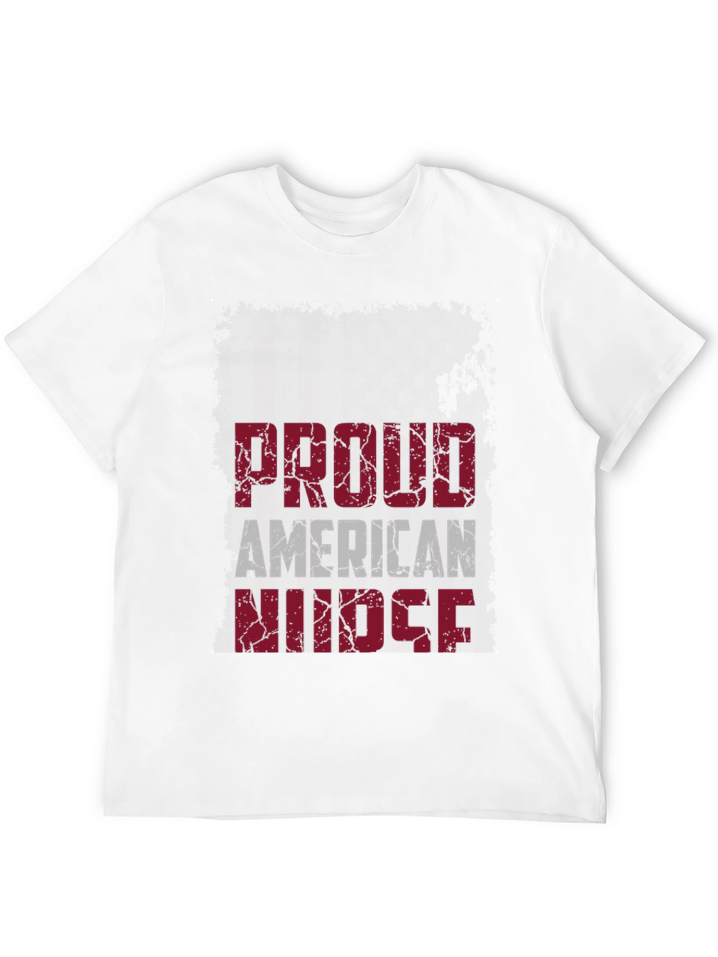 Proud American Nurse Graphic T-Shirt