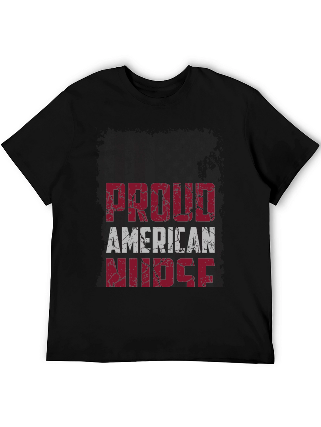 Proud American Nurse Graphic T-Shirt