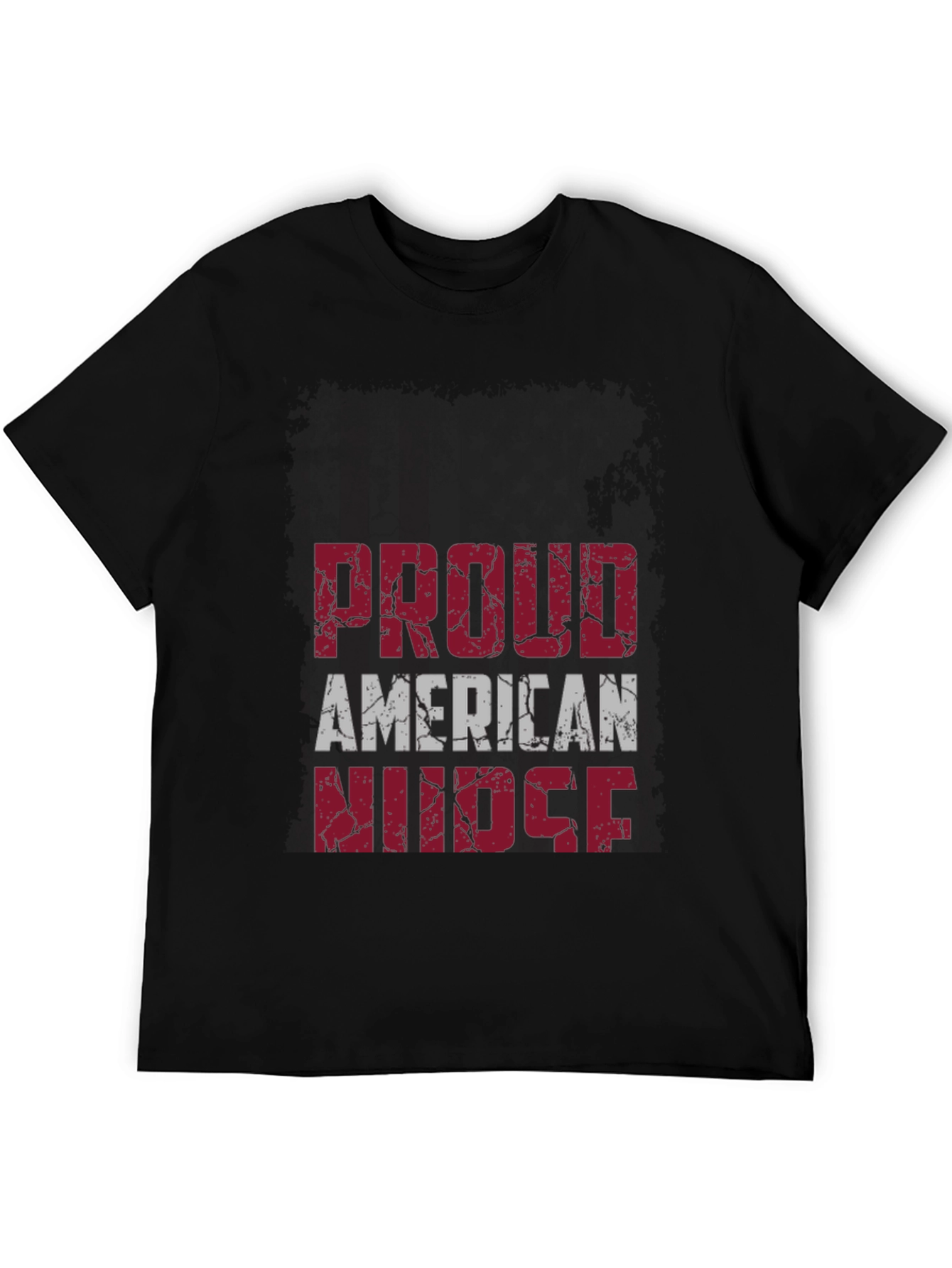 Proud American Nurse Graphic T-Shirt