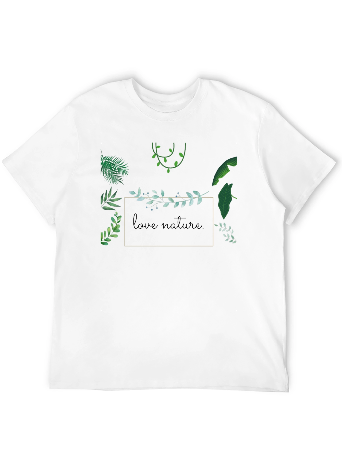 Nature Lover Graphic T-Shirt - Black