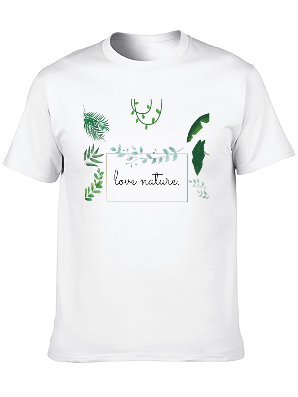 Nature Lover Graphic T-Shirt - Black