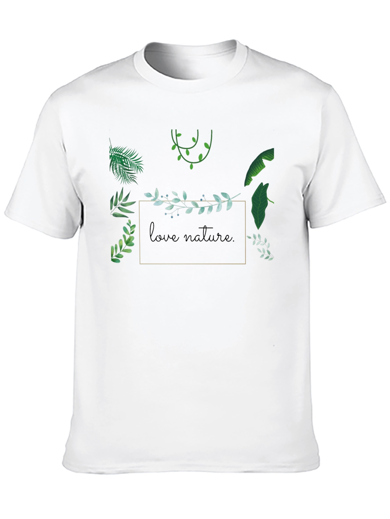 Nature Lover Graphic T-Shirt - Black