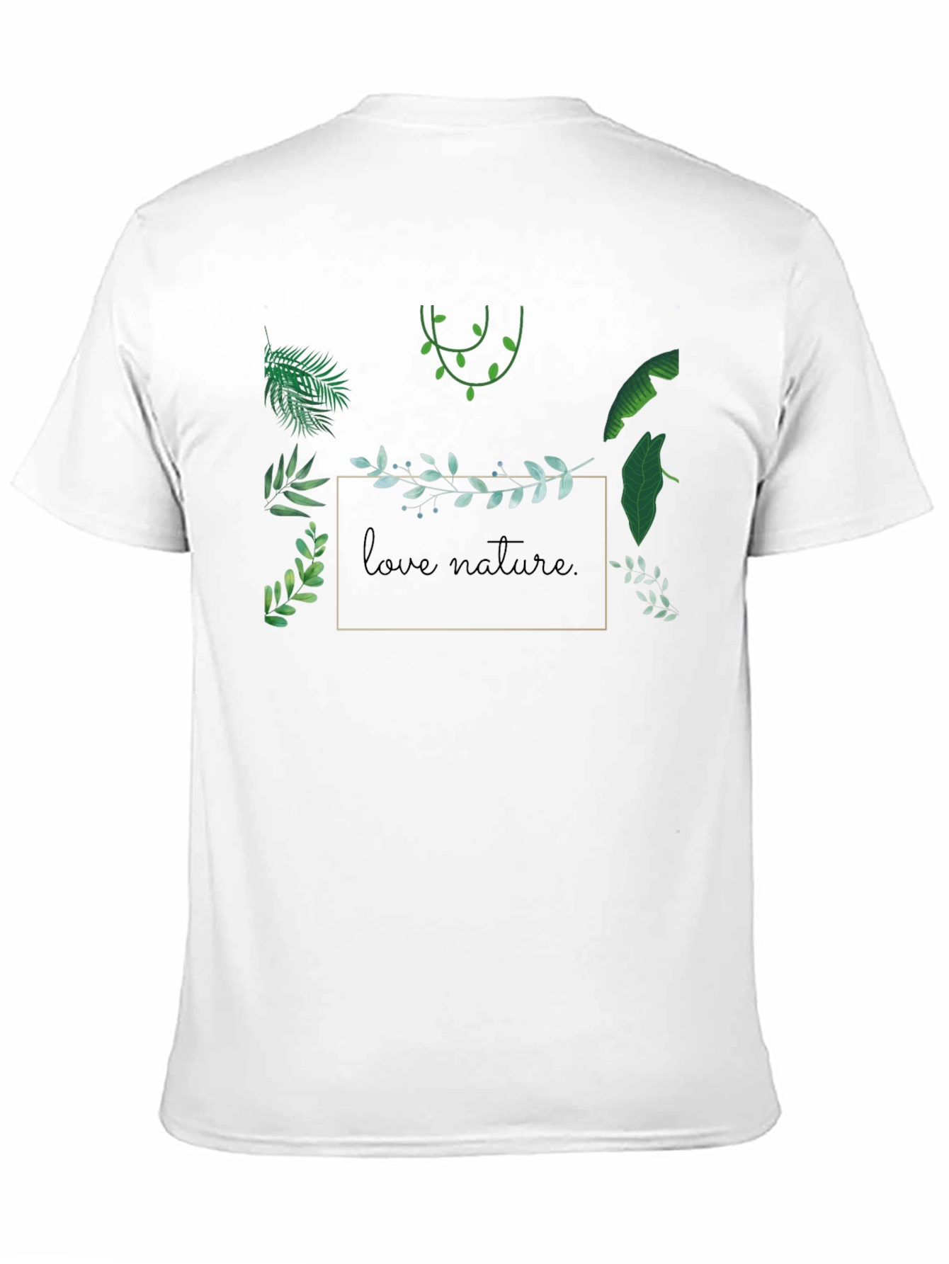 Nature Lover Graphic T-Shirt - Black