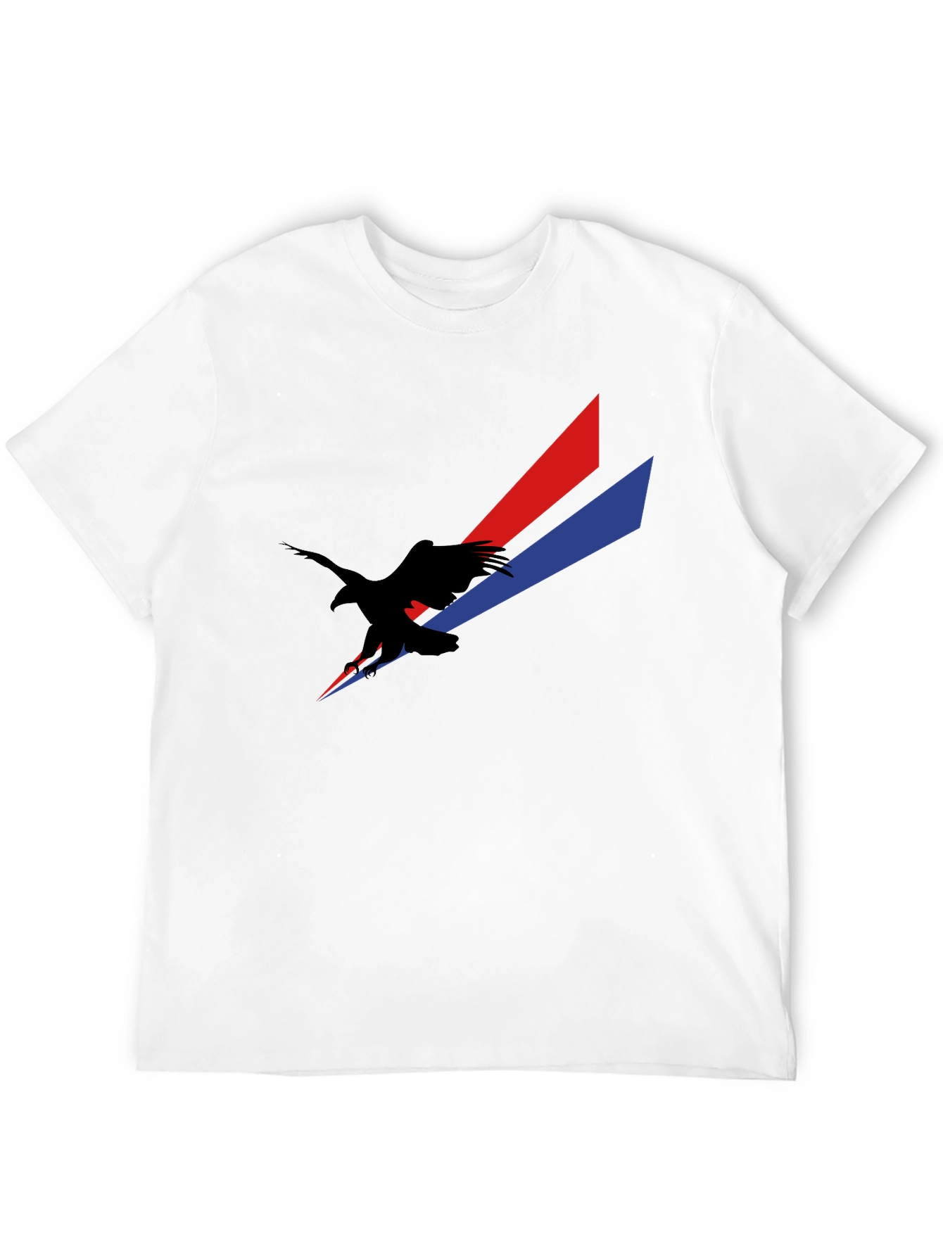 Eagle Graphic Black T-Shirt - Patriotic Style