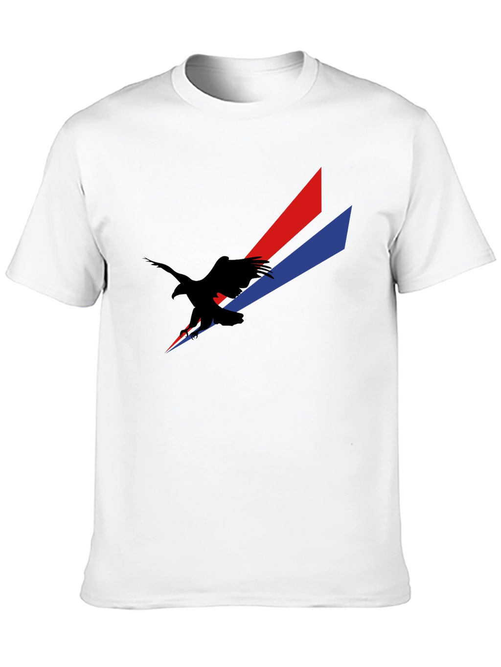 Eagle Graphic Black T-Shirt - Patriotic Style