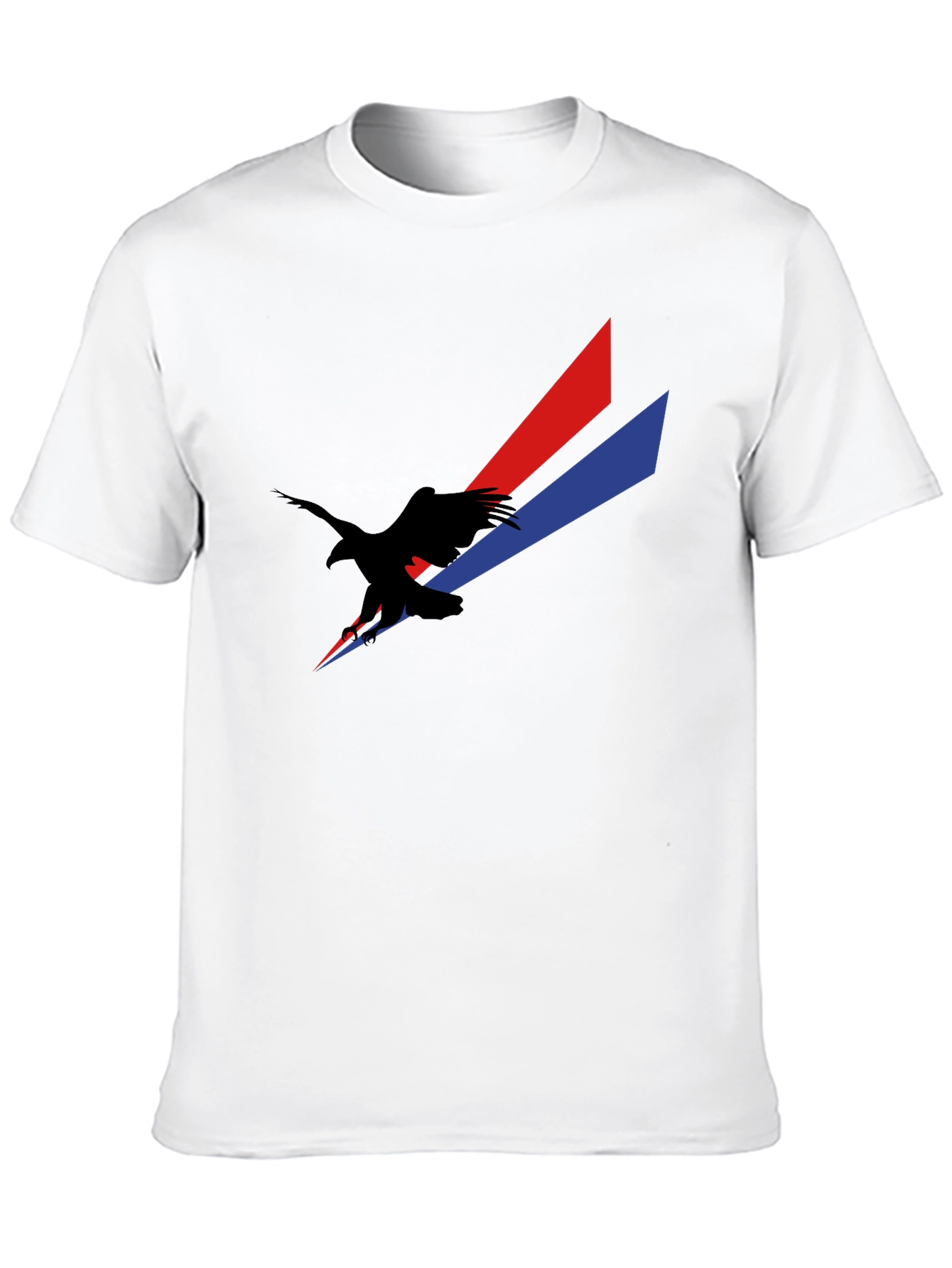 Eagle Graphic Black T-Shirt - Patriotic Style
