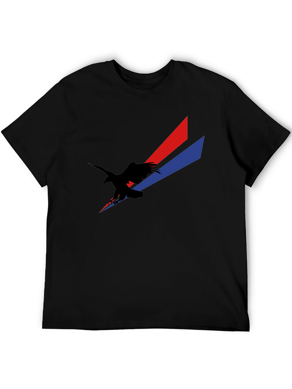 Eagle Graphic Black T-Shirt - Patriotic Style
