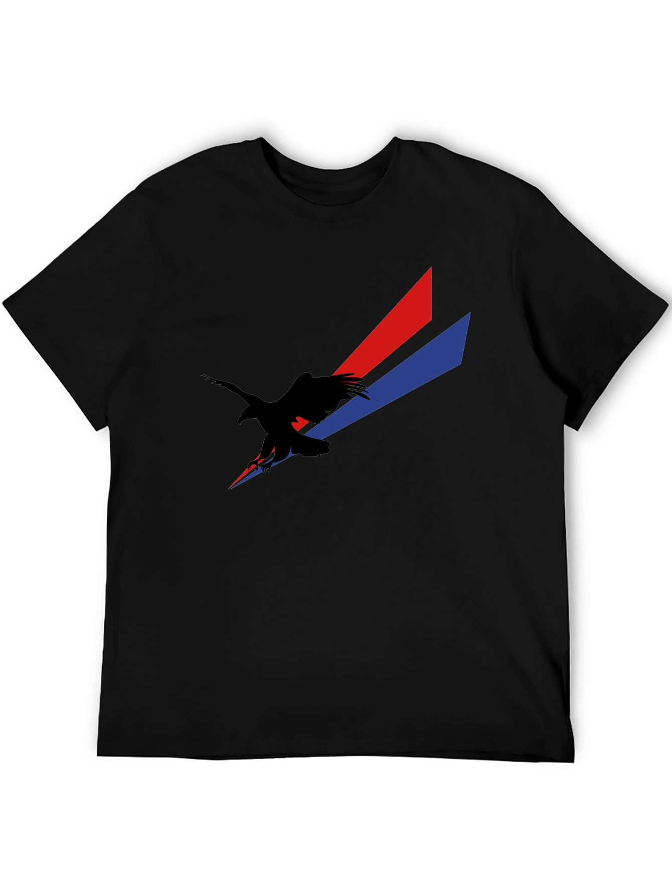 Eagle Graphic Black T-Shirt - Patriotic Style