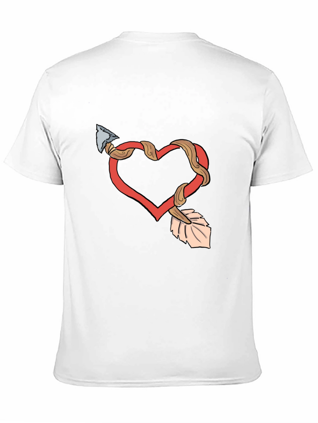 Heart Arrow Graphic Tee - Valentines Day