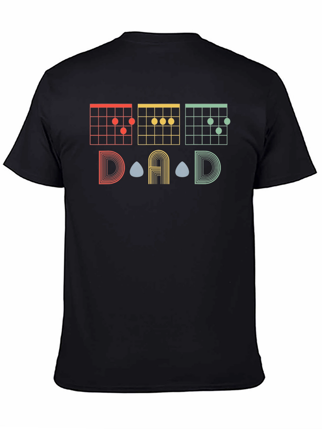 DAD Guitar Chords Graphic T-Shirt - Musician Gift