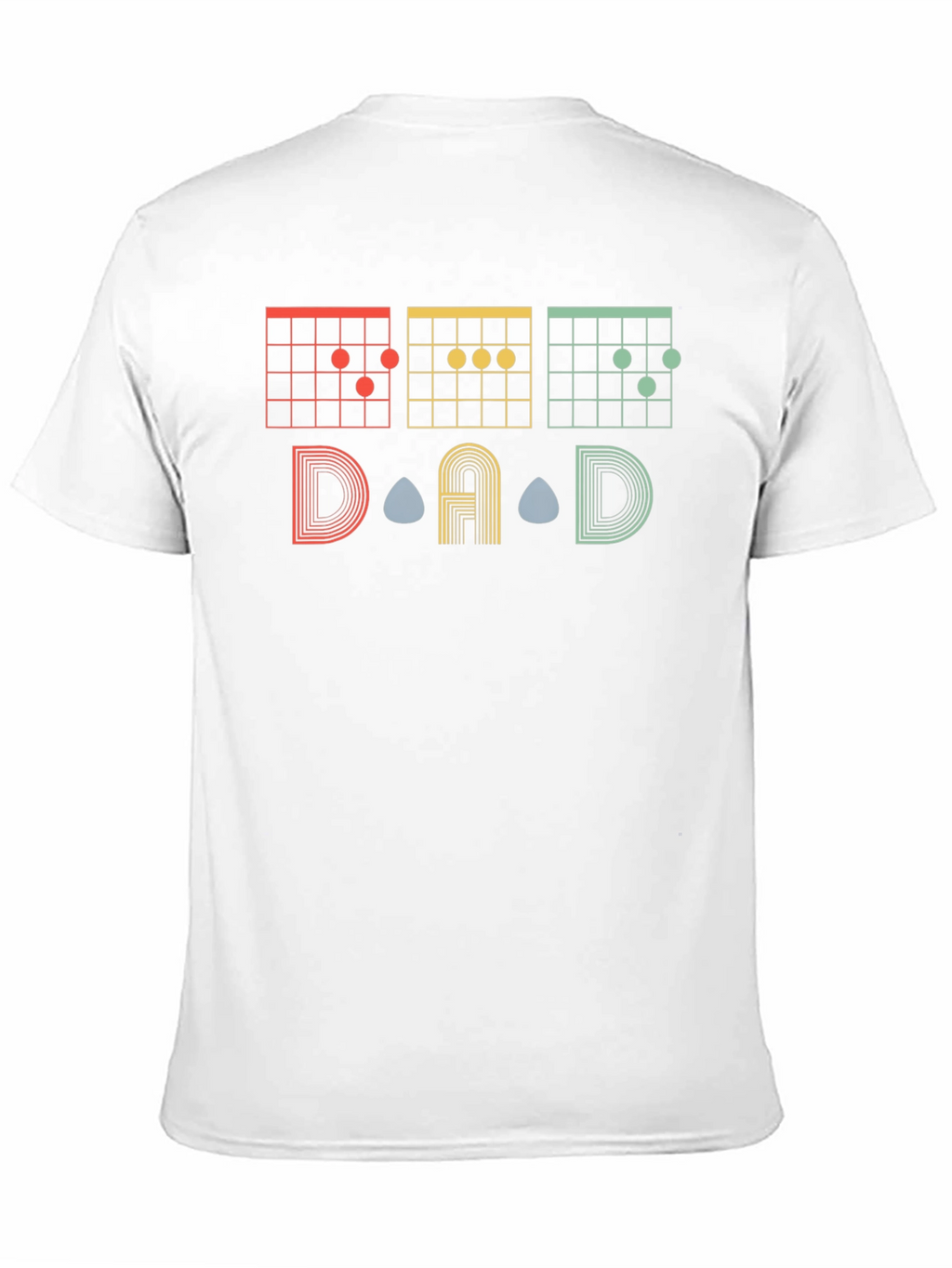 DAD Guitar Chords Graphic T-Shirt - Musician Gift