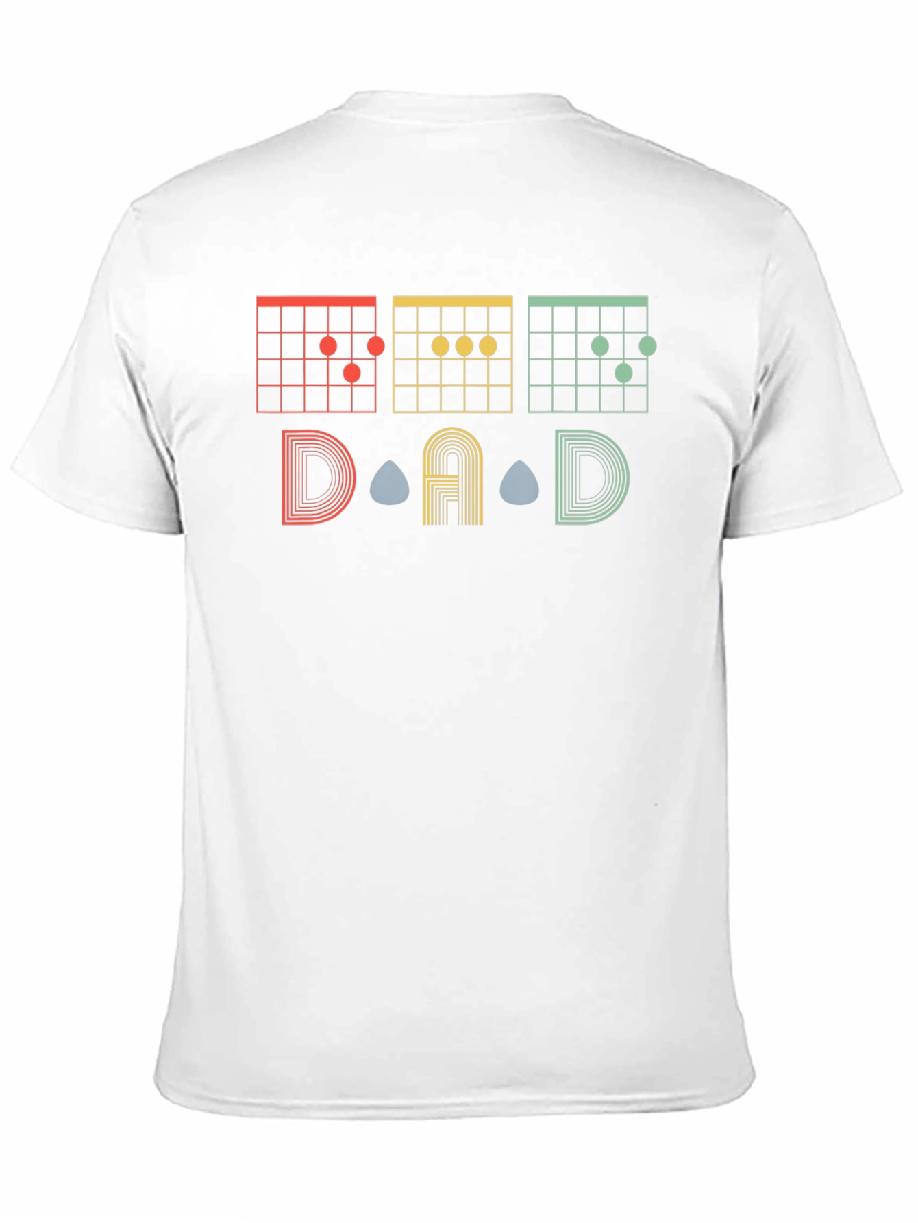 DAD Guitar Chords Graphic T-Shirt - Musician Gift