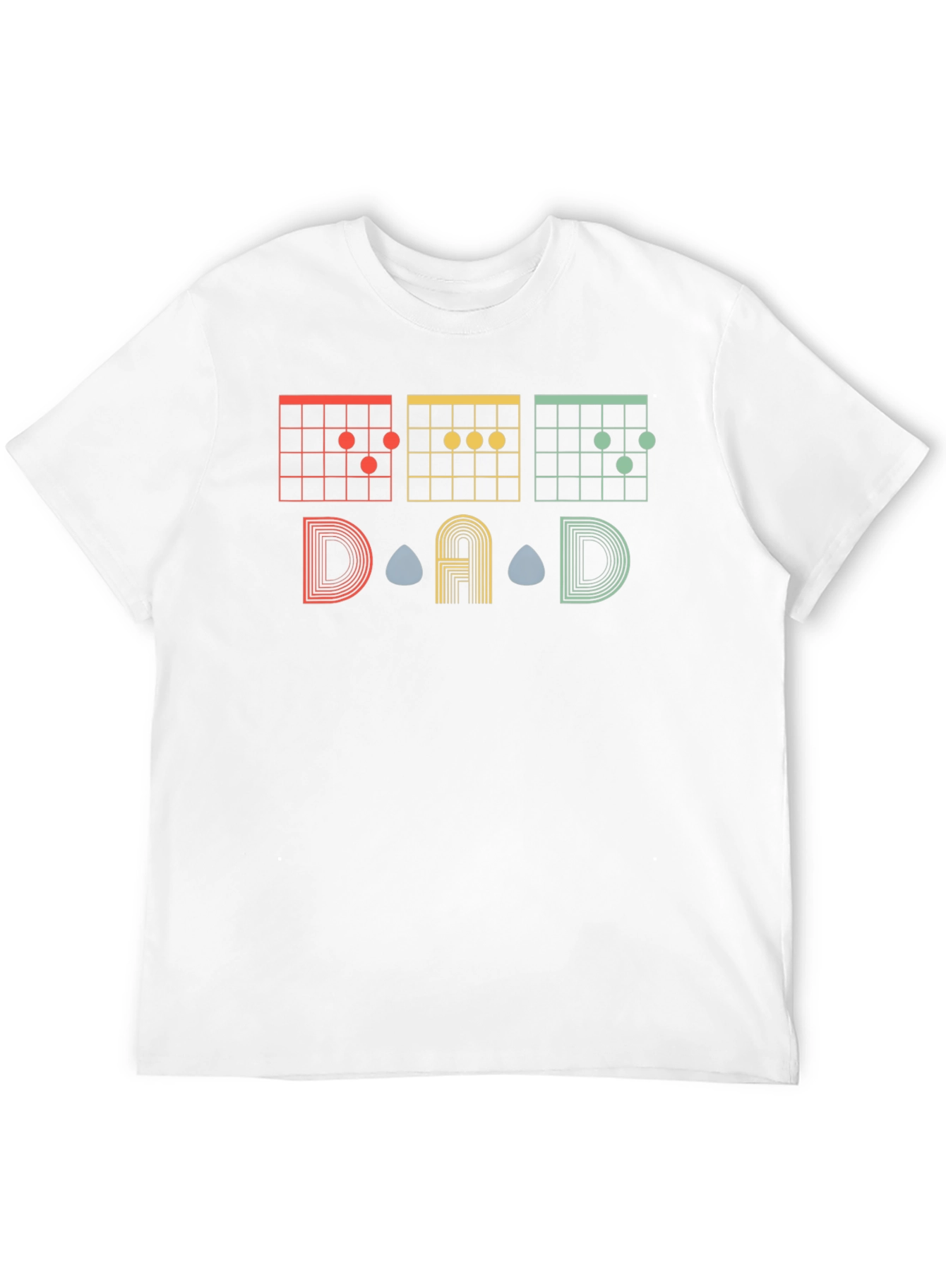 DAD Guitar Chords Graphic T-Shirt - Musician Gift