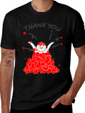 Heartfelt Thanks Graphic T-Shirt - Express Gratitude