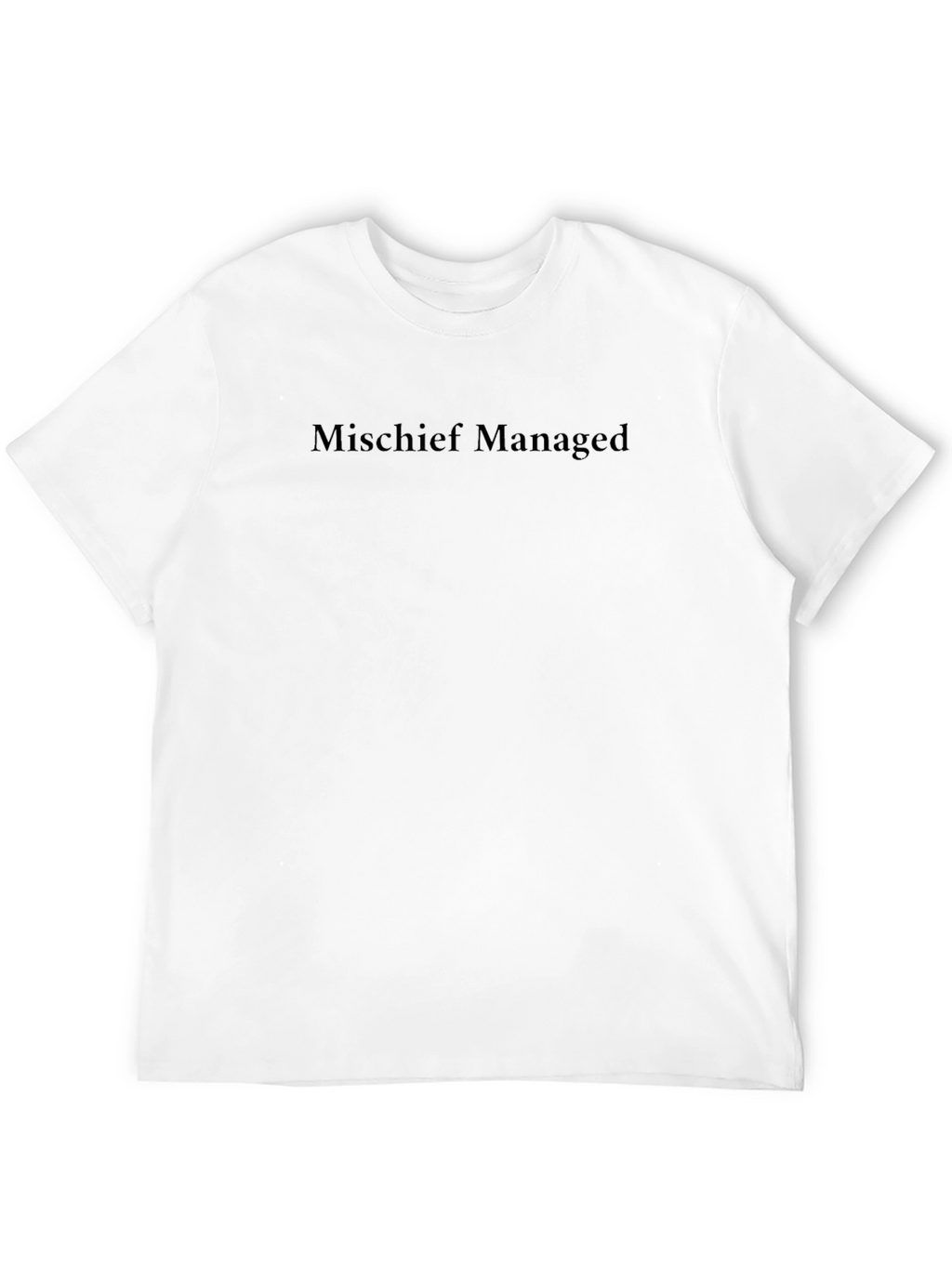 Mischief Managed Black Crew Neck T-Shirt