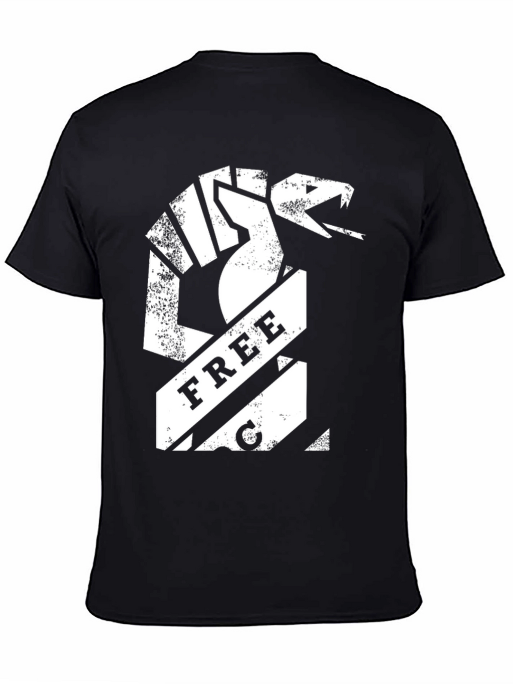 Free Cobra T-Shirt - Black Cotton Tee
