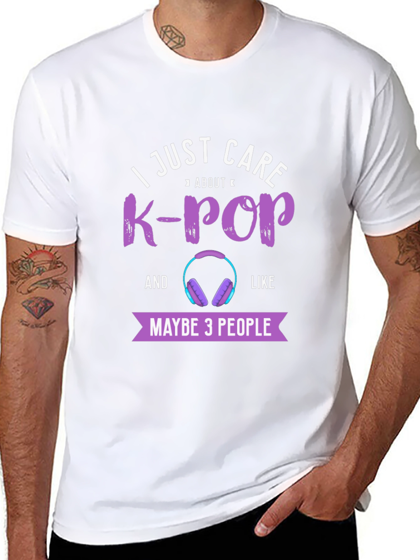K-Pop Fan T-Shirt - I Just Care About K-Pop