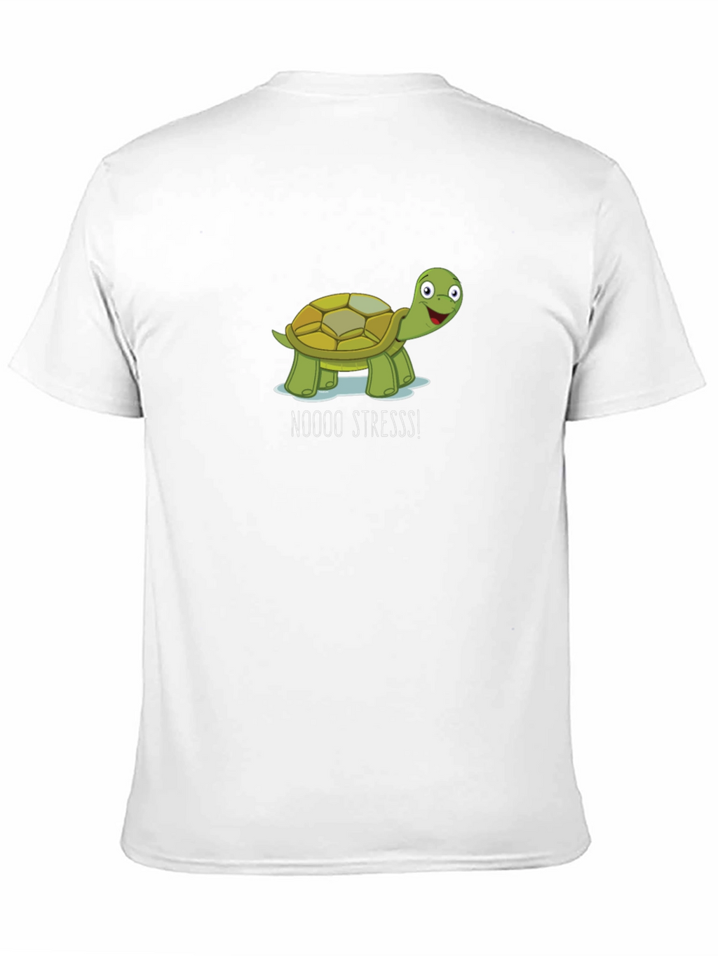 No Stress Turtle Black T-Shirt