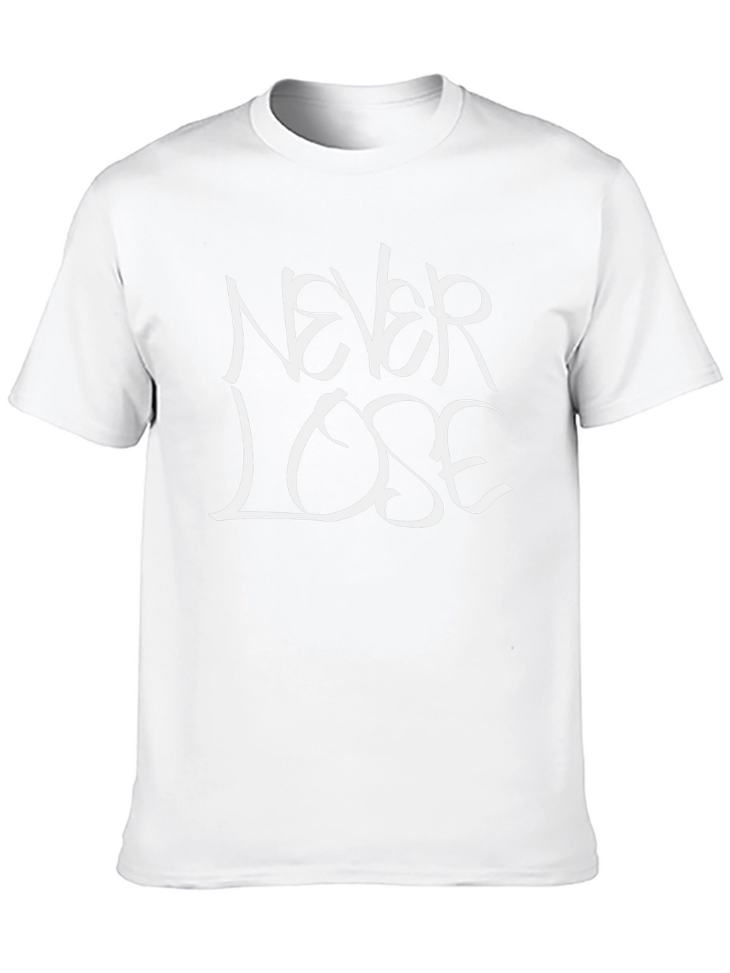 Never Lose Graphic Black T-Shirt