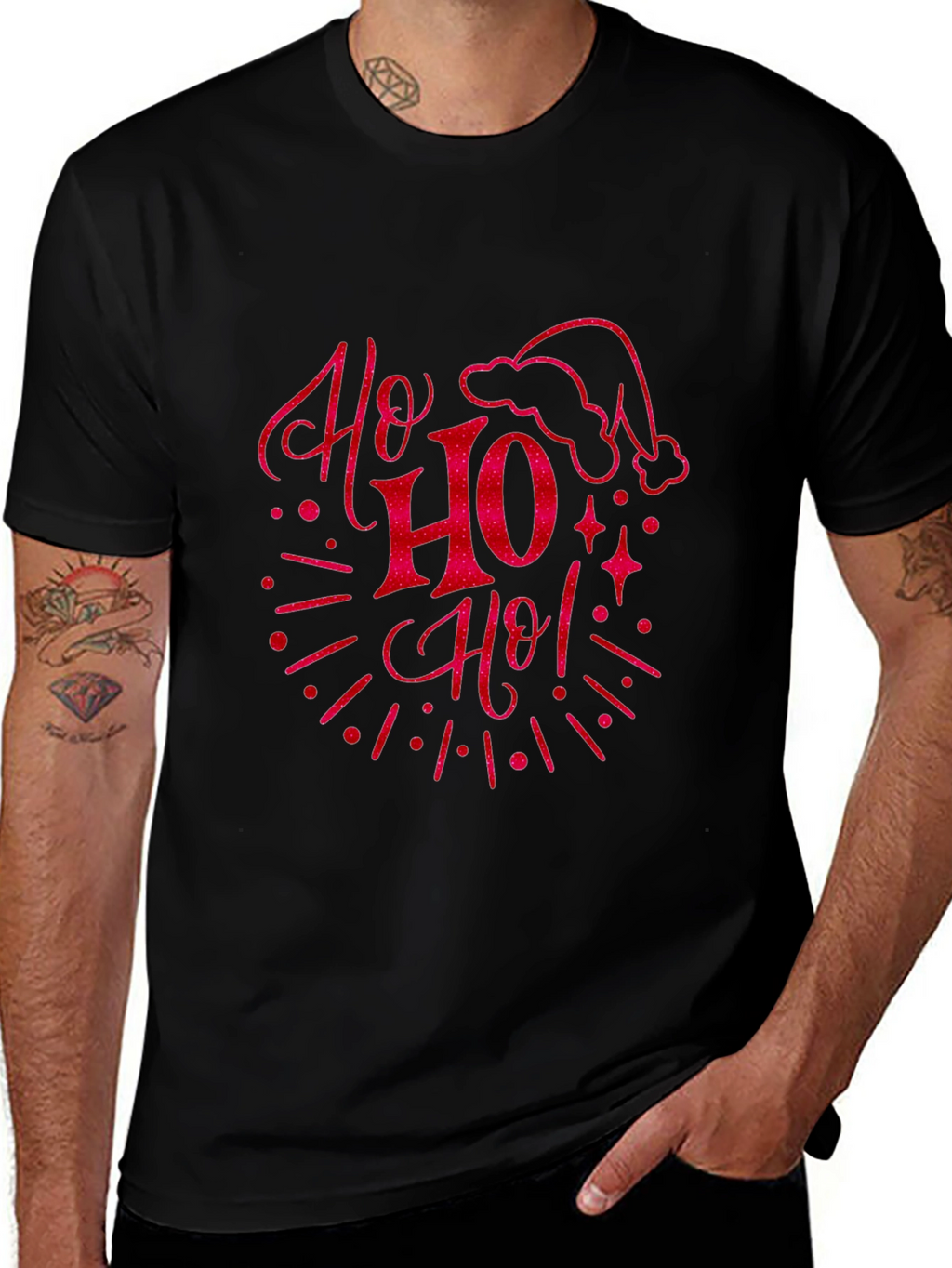 Festive Ho Ho Ho! Christmas T-Shirt