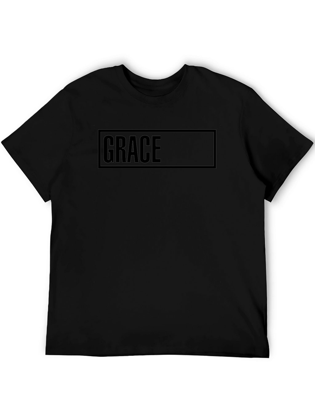 Graceful Black Graphic Tee