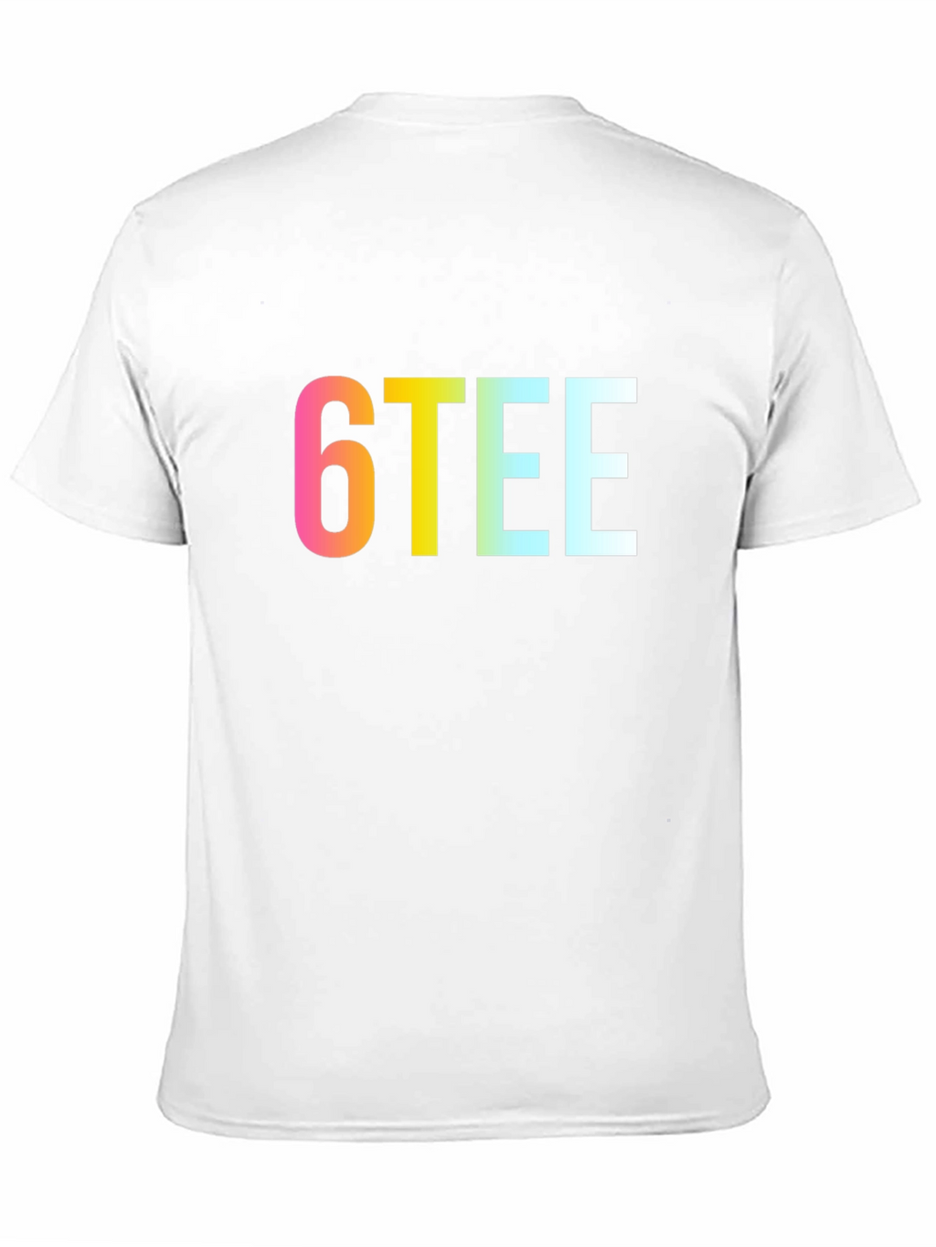 6TEE Rainbow Graphic Black T-Shirt
