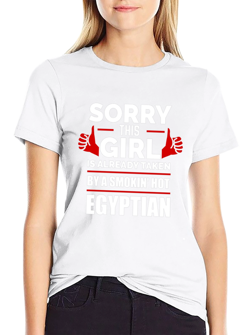 Sorry Girl Taken Egyptian T-Shirt