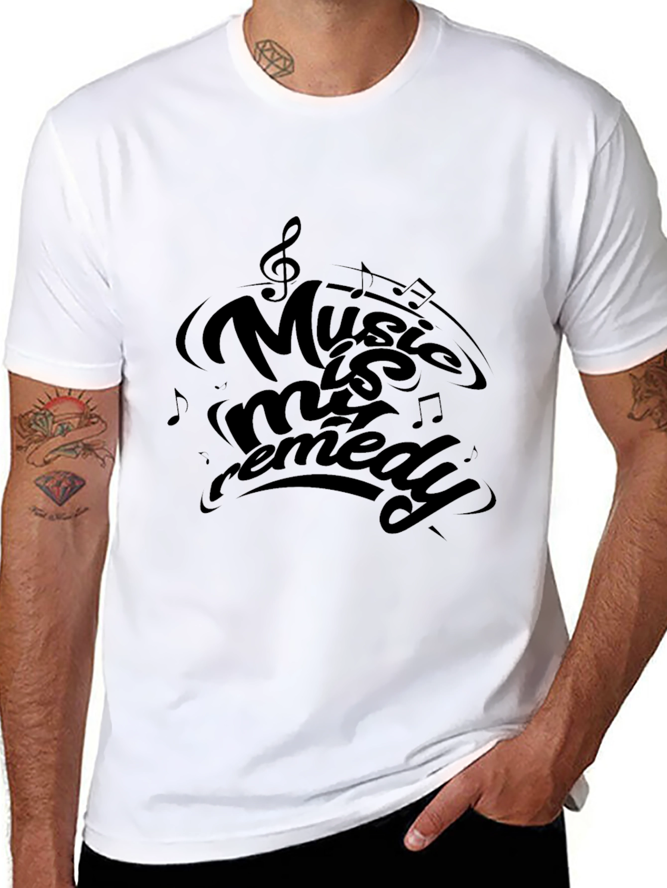 Music is My Remedy Graphic Tee