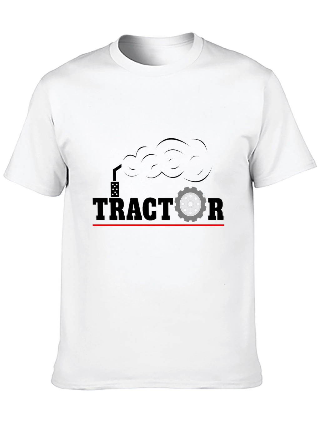 Tractor Graphic T-Shirt - Black Cotton Tee