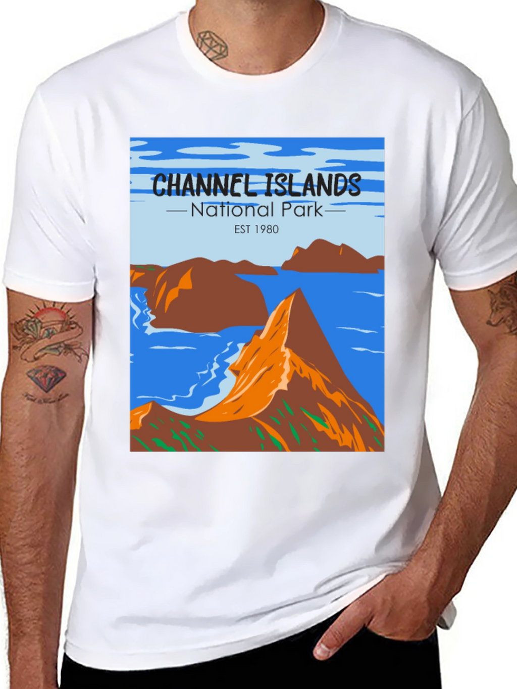 Channel Islands National Park Retro T-Shirt