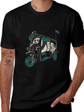 Panda Taxi Graphic Tee