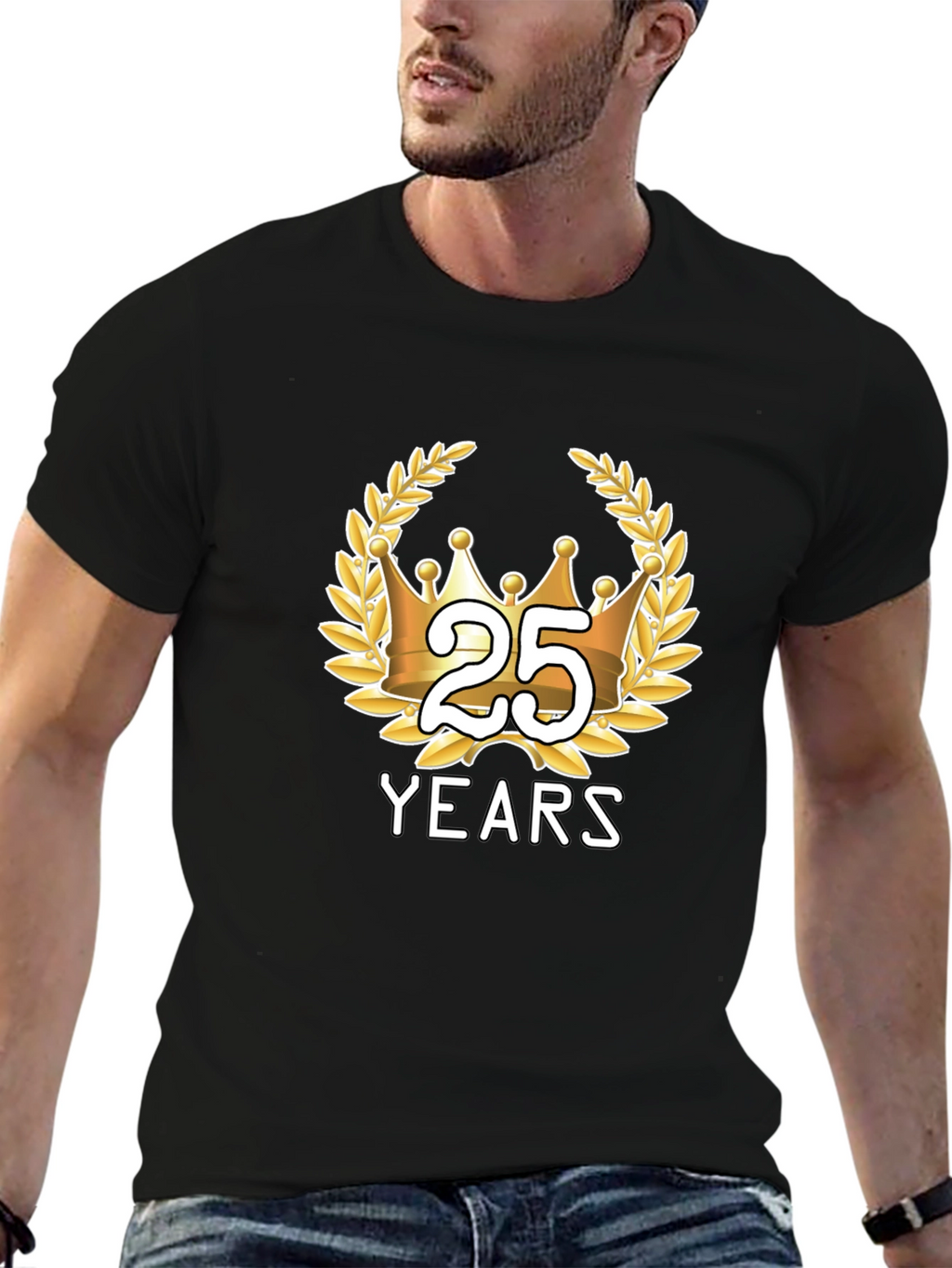 25th Anniversary Black T-Shirt