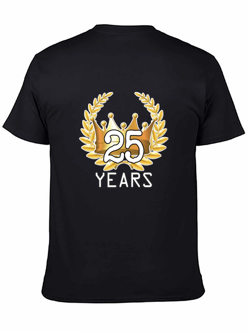 25th Anniversary Black T-Shirt