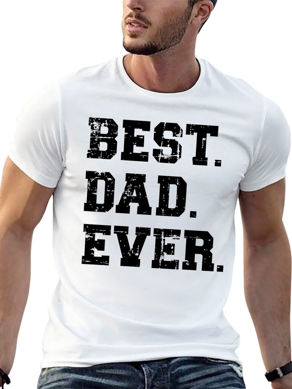 Best Dad Ever Black T-Shirt